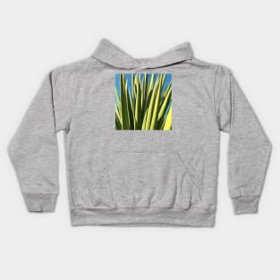 Tropical Palm Plant Leaves Photo Kids Hoodie